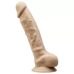   Silexd 8 - vibrador con control remoto para testículos - silicona color natural