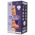 Silexd 8 - vibrador con control remoto para testículos - silicona color natural