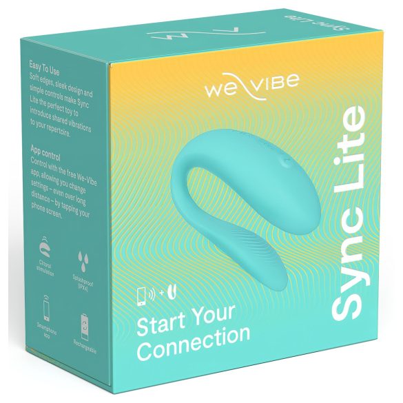 We-Vibe Sync Lite - vibrador para parejas con control remoto - silicona verde