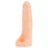 Realistixxx Double Fucker - arnés con doble consolador anal vibrador (color natural)