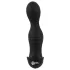 Rebel - vibrador prostático 2 en 1 con mando - silicona negra