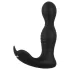 Rebel - vibrador prostático 2 en 1 con mando - silicona negra