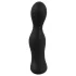 Rebel - vibrador prostático 2 en 1 con mando - silicona negra