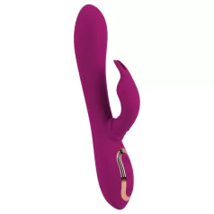Javida - vibrador 3 en 1 con perlas giratorias (lila)