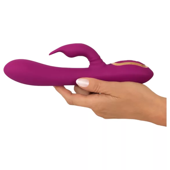 Javida - vibrador 3 en 1 con perlas giratorias (lila)