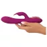 Javida - vibrador 3 en 1 con perlas giratorias (lila)