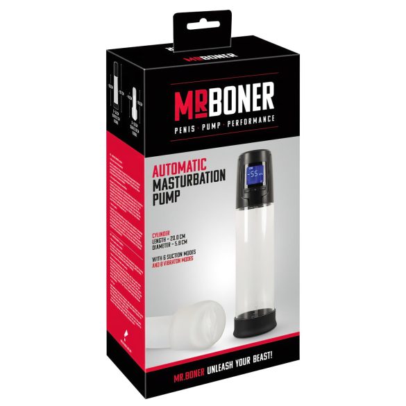 Mister Boner - bomba de vacío automática recargable para pene