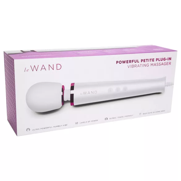 Le Wand - Masajeador vibrador de red - tamaño pequeño - blanco