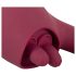 Javida - vibrador 2 en 1 con lengua (rojo)