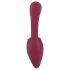 Javida - vibrador 2 en 1 con lengua (rojo)