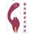 Javida - vibrador 2 en 1 con lengua (rojo)