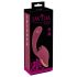 Javida - vibrador 2 en 1 con lengua - silicona roja