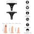 You2Toys - arnés con consolador - set de dildos - color piel