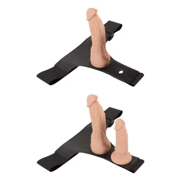 You2Toys - arnés con consolador - set de dildos - color piel