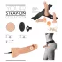 You2Toys - arnés con consolador - set de dildos - color piel