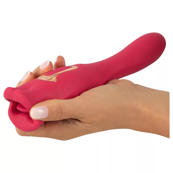 You2Toys - Vibrador 2 en 1 con lengua (rosa)