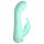 Cuties Mini 4 - vibrador conejo, recargable y resistente al agua (verde)