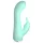 Cuties Mini 4 - vibrador recargable impermeable conejito - silicona verde