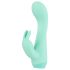 Cuties Mini 4 - vibrador conejo, recargable y resistente al agua (verde)