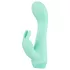 Cuties Mini 4 - vibrador recargable impermeable conejito - silicona verde