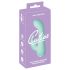 Cuties Mini 4 - vibrador conejo, recargable y resistente al agua (verde)