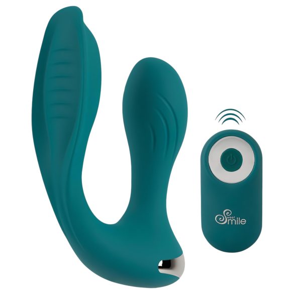 Vibrador manos libres para parejas (turquesa)