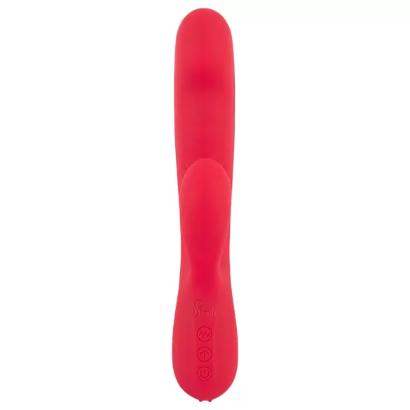 Smile Thumping Rabbit - vibrador recargable triple motor - silicona roja