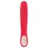 Smile Thumping Rabbit - vibrador recargable triple motor - silicona roja