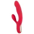 Smile Thumping Rabbit - vibrador recargable triple motor - silicona roja