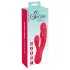 Smile Thumping Rabbit - vibrador recargable triple motor - silicona roja