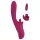 Javida - Vibrador con movimiento y lengua - silicona lila