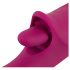 Javida Movimiento & Placer - vibrador con lengua y empuje (lila)