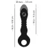 Eternal - vibrador empujador potente - silicona negra