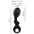 Eternal - Inflable Vibrador Punto G (negro)