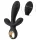 Eternal - vibrador triple inflable - silicona negra