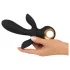 Eternal - vibrador triple inflable - silicona negra