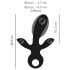 Eterno - vibrador triple inflable (negro)