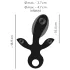 Eternal - vibrador triple inflable - silicona negra