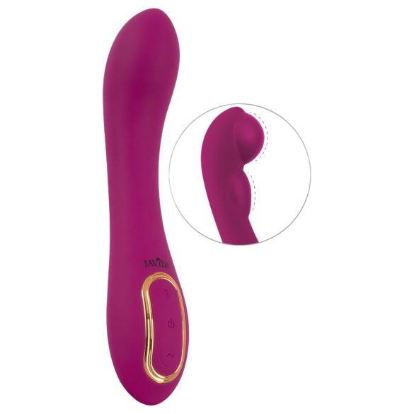 Javida - Vibrador inflable de doble función (morado)