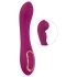 Javida - Vibrador inflable de doble función (morado)