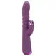 Javida - Vibrador con doble estimulación y movimiento - silicona lila