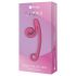 Caracol Vibra Curva - 2en1 clítoris vibrador (rosa)
