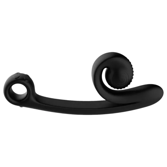 Snail Vibe Curve - 2en1 estimulador vibrador de clítoris (negro)
