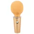 You2Toys - mini masajeador vibrador recargable - silicona amarilla