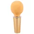 You2Toys - mini masajeador vibrador recargable - silicona amarilla
