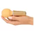 You2Toys - mini masajeador vibrador recargable - silicona amarilla