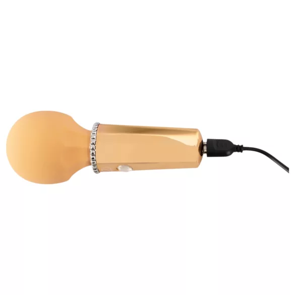 You2Toys - mini masajeador vibrador recargable - silicona amarilla