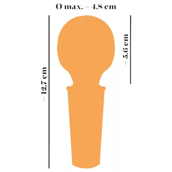 You2Toys - mini masajeador vibrador recargable - silicona amarilla