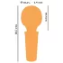 You2Toys - mini masajeador vibrador recargable - silicona amarilla