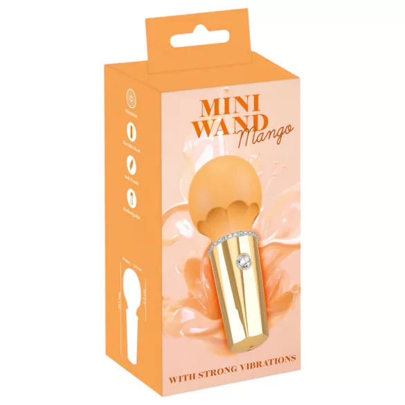 You2Toys - mini masajeador vibrador recargable - silicona amarilla